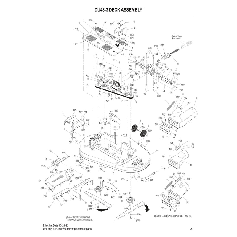 DU48 3 DECK ASSEMBLY