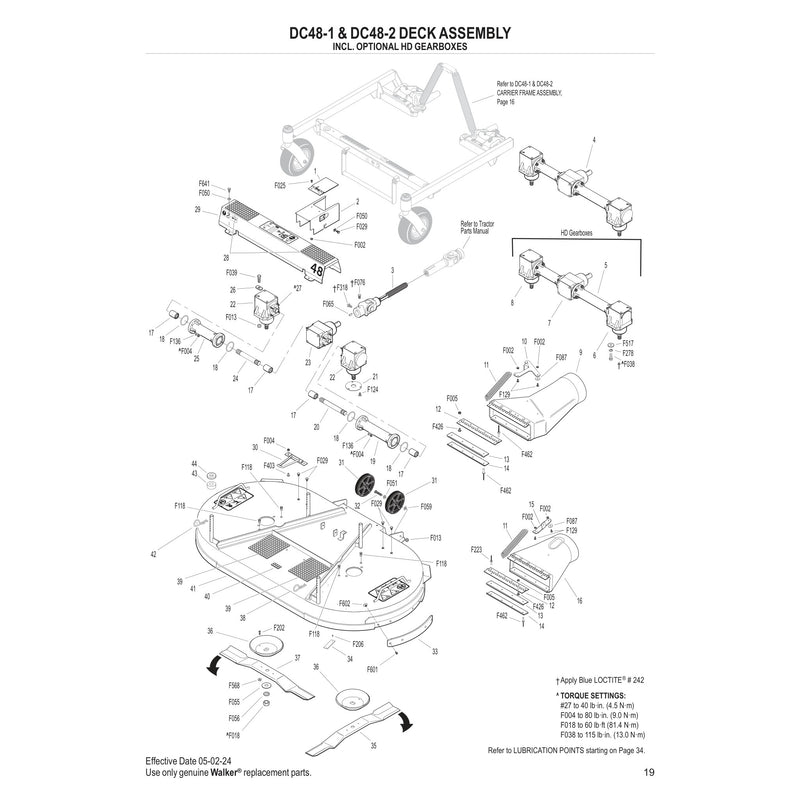 DC48 1 DC48 2 DECK ASSEMBLY
