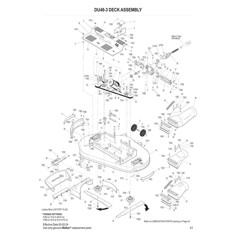 DU48 3 DECK ASSEMBLY