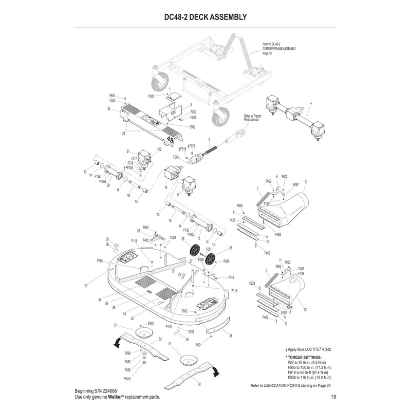 DC48 2 DECK ASSEMBLY