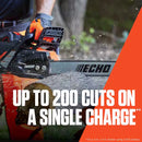Echo DCS-5000-18C2 56V 18 in. Cordless Electric Battery Brushless Rear Handle Chainsaw Kit with 5.0Ah Battery and Charger