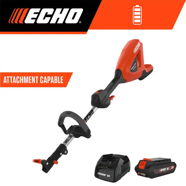 Echo DPAS-2100 56V Brushless Cordless Battery Pro Attachment Series™ Power Head with 2.5Ah Battery and Charger