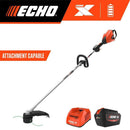 Echo DPAS-2600SBR2 Pro Attachment Series Powerhead with Trimmer Attachment, 5Ah Battery and Rapid Charger