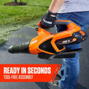 Echo DPB-2500C1 56V 151 MPH 526 CFM Cordless Battery Powered Handheld Leaf Blower with 2.5Ah Battery and Charger