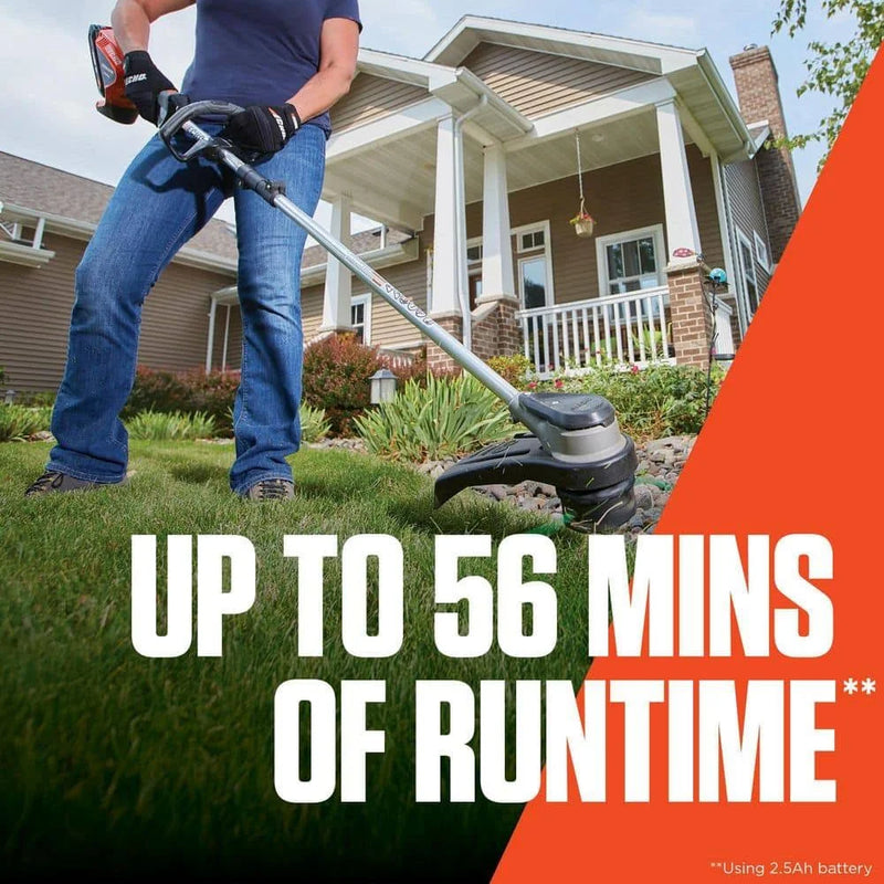 Echo 56V 16 in. Brushless Cordless Battery Straight Shaft String Trimmer with Speed-Feed Head and 2.5Ah Battery and Charger