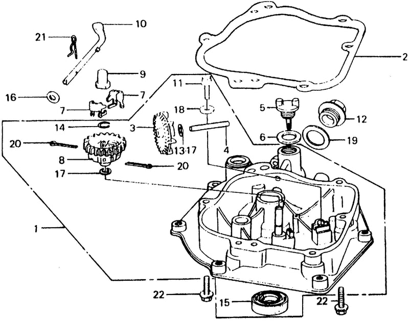 OIL PAN@GOVERNOR WEIGHT  HOLDER