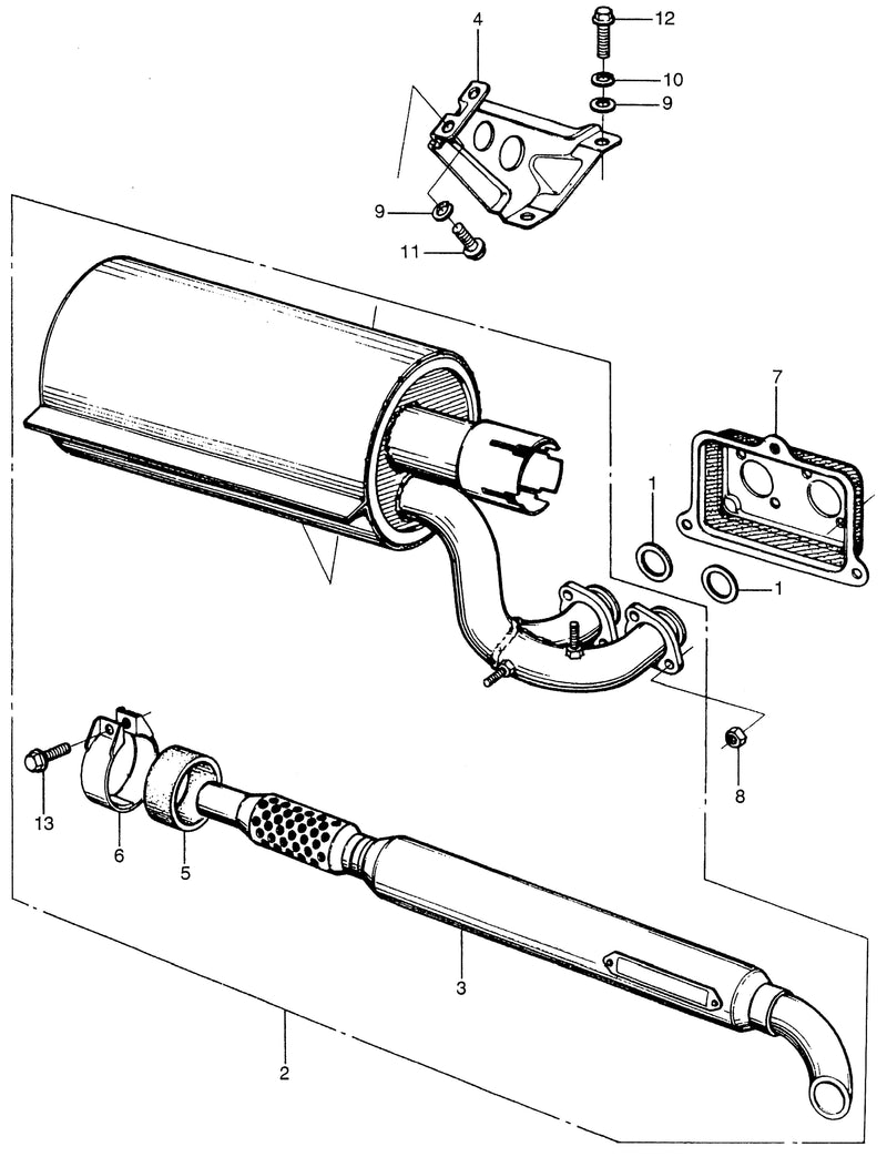 MUFFLER@STAY@MUFFLER SEAL