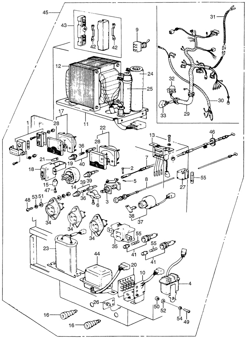 CONTROL BOX@THROTTLE     CABLE