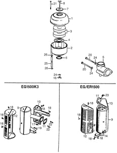 AIR CLEANER@MUFFLER