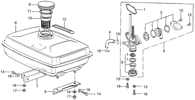 GK2/SK2 LOWER CRANKCASE@FUEL     VALVE