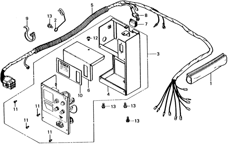 CONTROL BOX@WIRE HARNESS