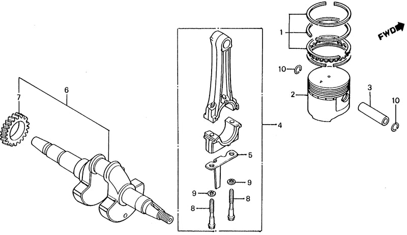 CRANKSHAFT@CONNECTING ROD