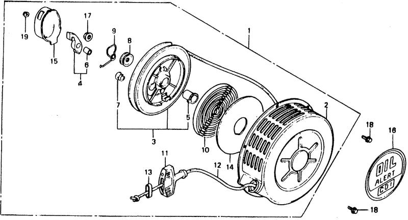 WT20/30 RECOIL STARTER