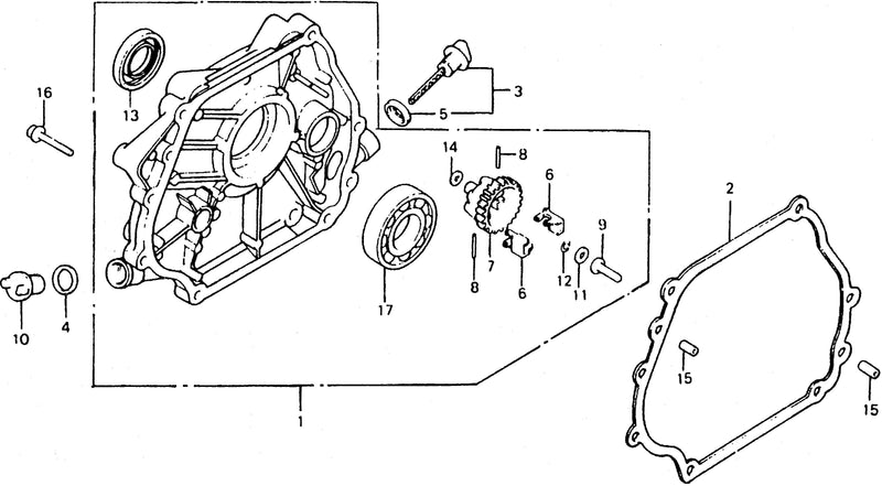 WT30X   CRANKCASE COVER
