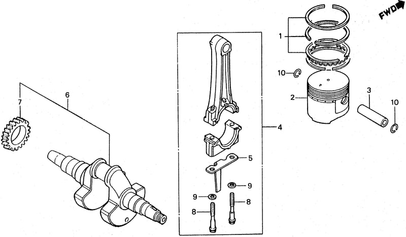 CRANKSHAFT@CONNECTING ROD