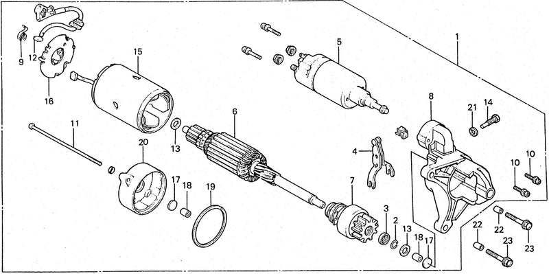 ES4500  STARTER MOTOR