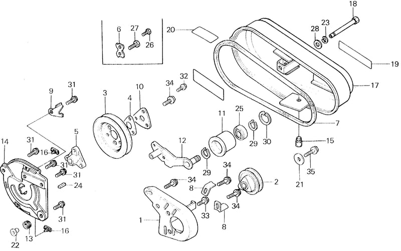 BELT COVER@DRIVE PULLEY