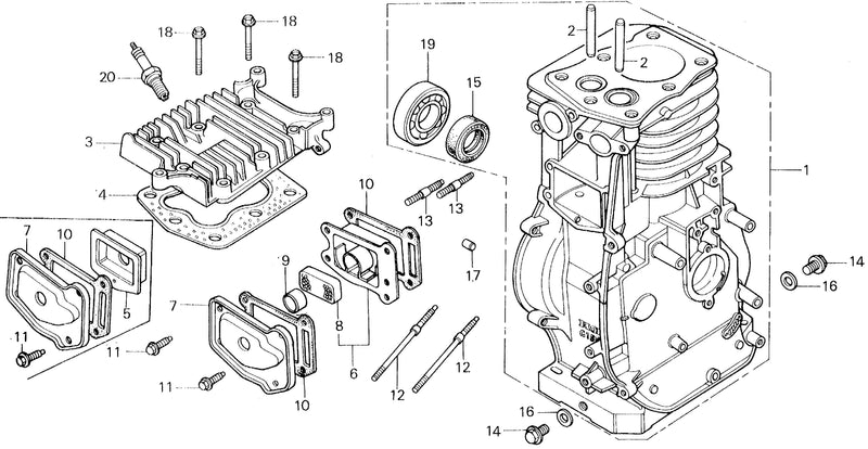 F400K1  CYLINDER HEAD@CYLINDER