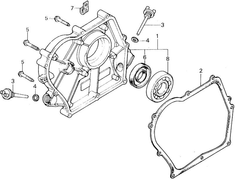F400K1  CRANKCASE COVER