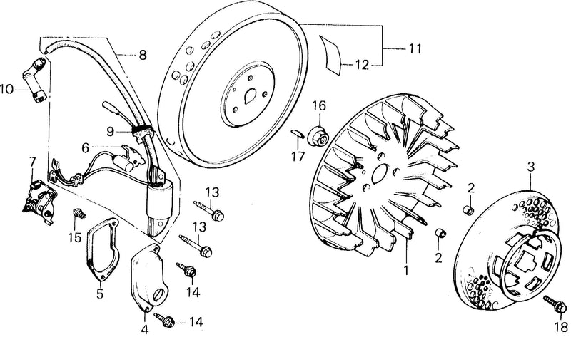 F400K1  FLYWHEEL@POINTS
