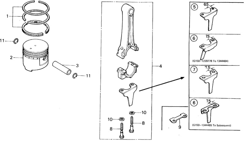 F400K1  PISTON@CONNECTING ROD