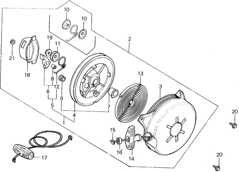 F400K1  RECOIL STARTER