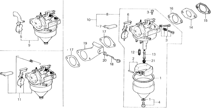 F400K1  CARBURETOR (1000055)