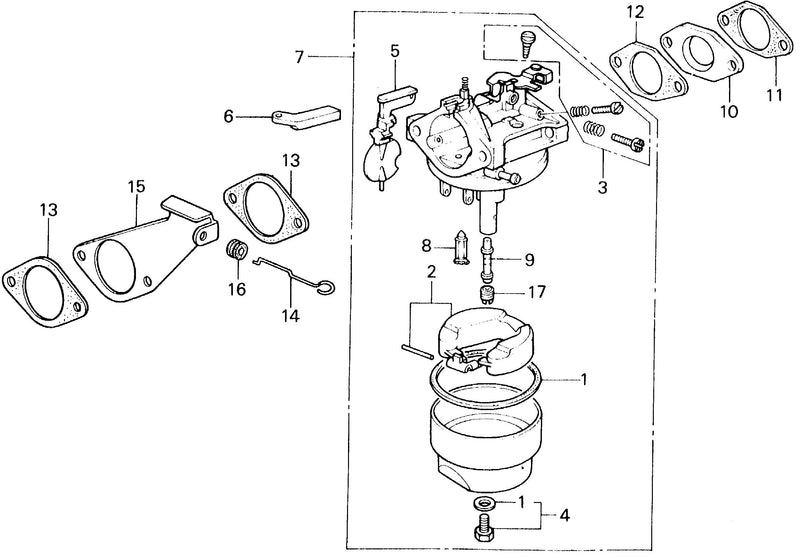 F400K1  CARBURETOR (1335196)