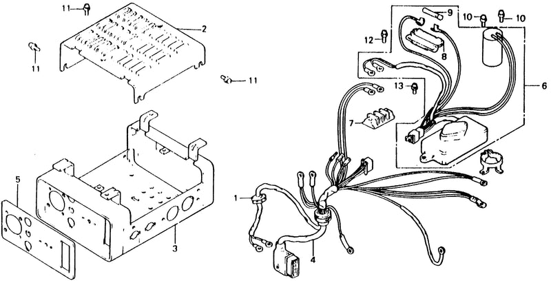 WIRE HARNESS@AUTOMATIC   VOLTAGE REGULATOR