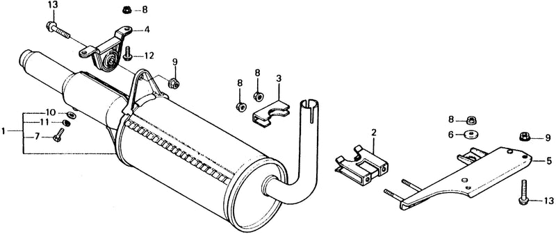 MUFFLER@BUMPER STOPPER