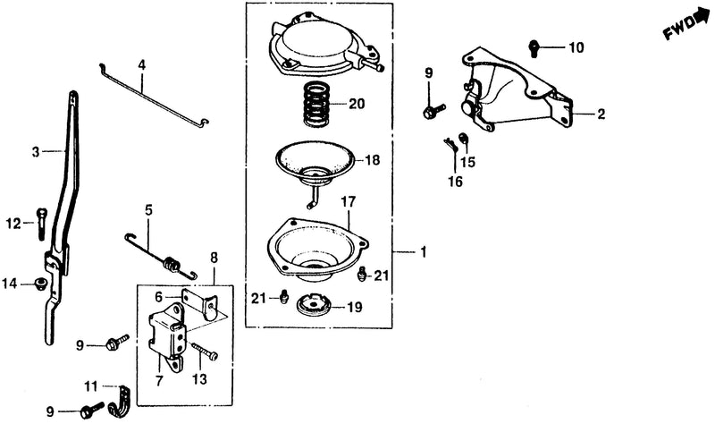 DIAPHRAGM@GOVERNOR ARM