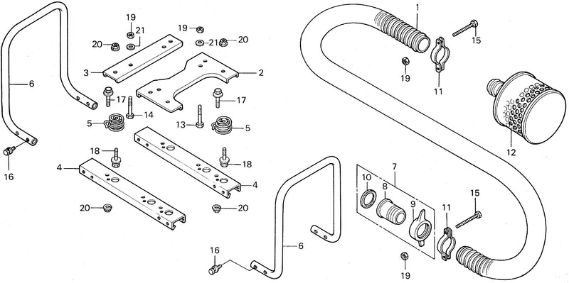 WA30    FRAME BED@HOSE COUPLING