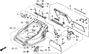 CUTTER HOUSING@DISCHARGE GUARD