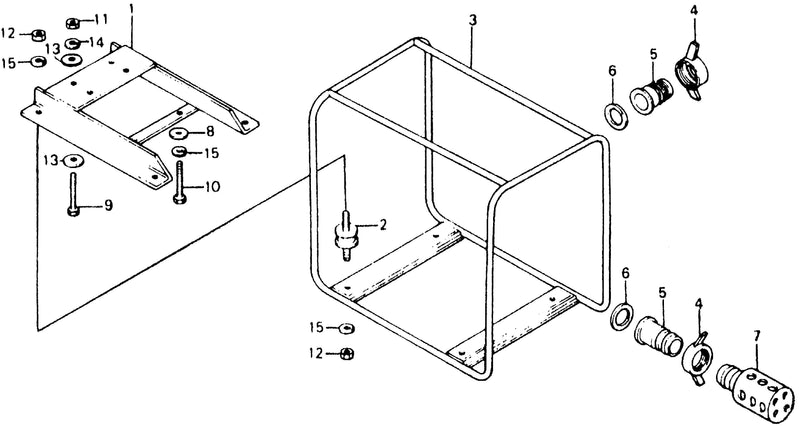 FRAME BED@HOSE COUPLING