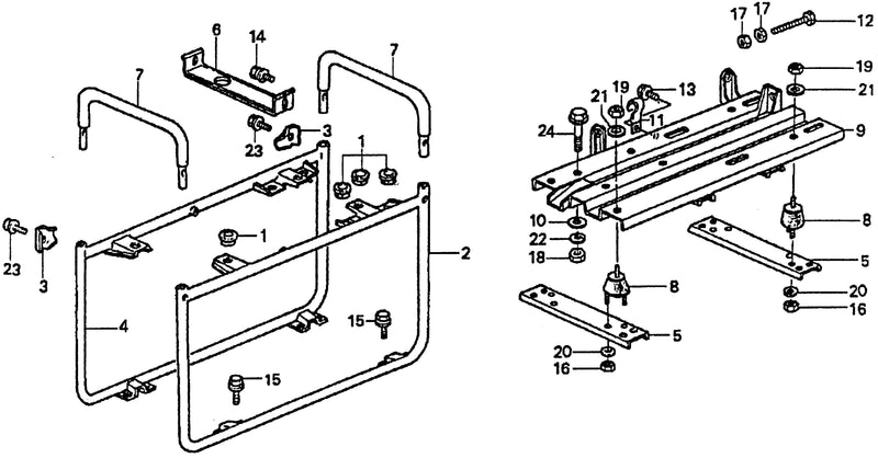 FRAME@ENGINE BED