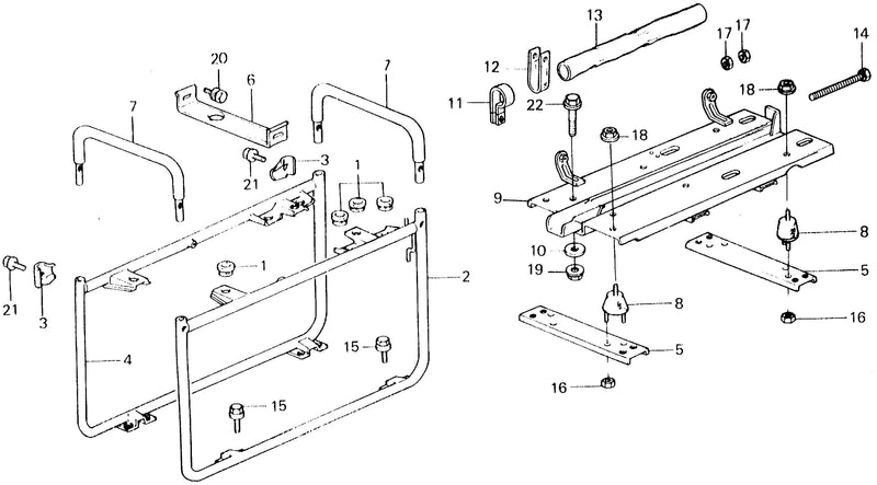 FRAME@ENGINE BED