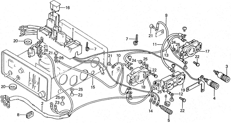 E4500   WIRE HARNESS@RECEPTACLE