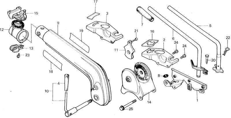HANDLE COLUMN@CHANGE     LEVER