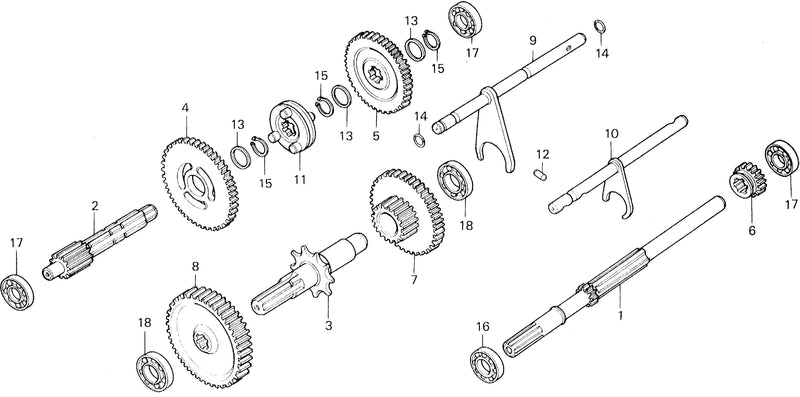 TRANSMISSION GEAR        (TYPEA2)
