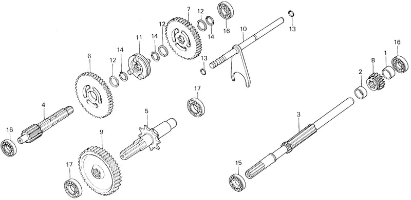 TRANSMISSION GEAR        (TYPEA1)