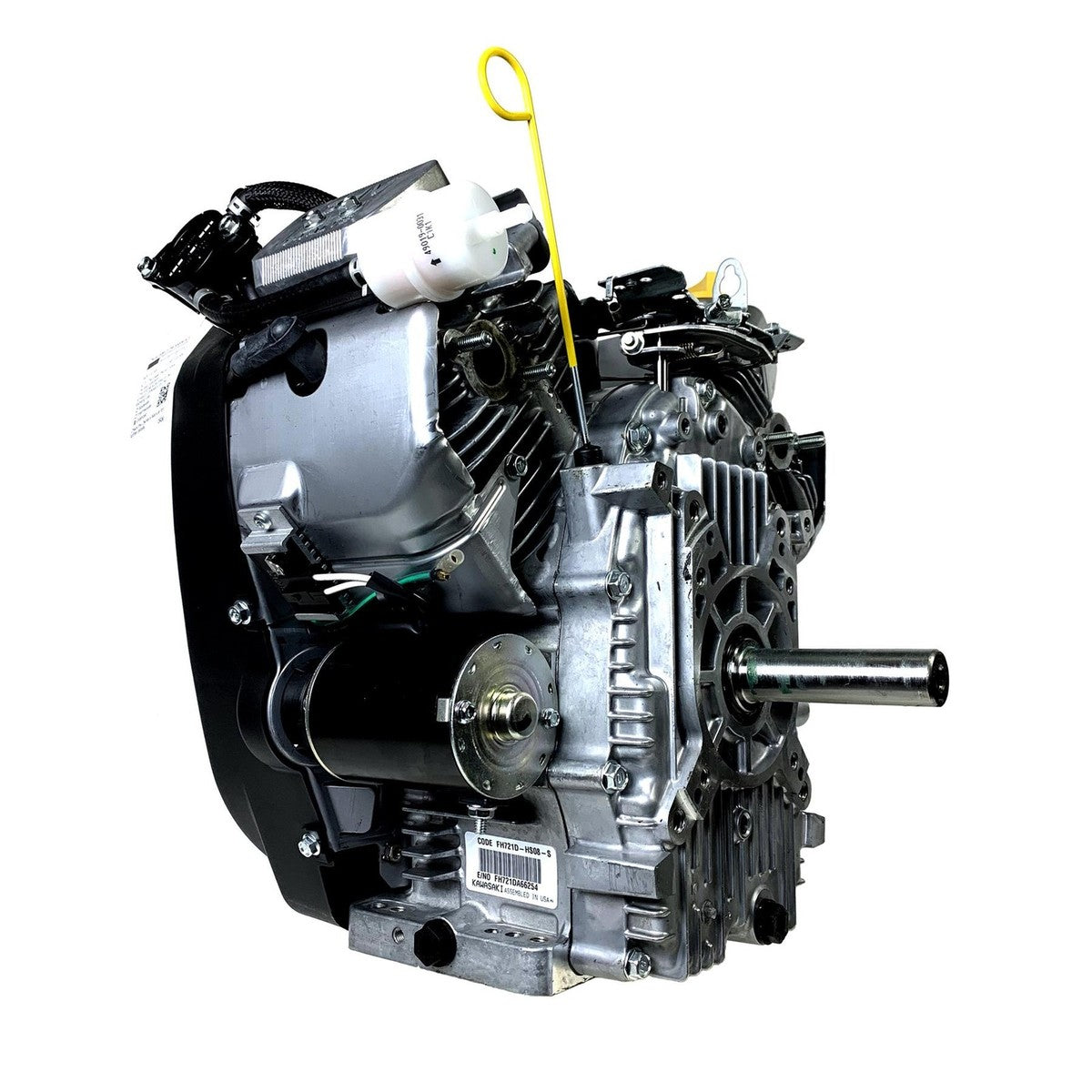 Kawasaki FH721D-JS08-S 25hp Horizontal 1-1/8 x 4 Shaft, Twin, Electric