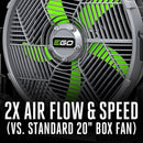 EGO Power+ FN1800 18" Misting Fan - Batteries and Charger Not Included