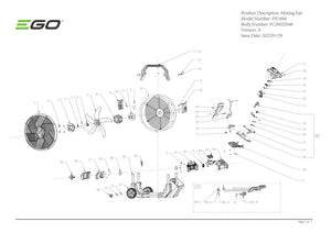 FN1800 (VERSION A) Parts Diagram