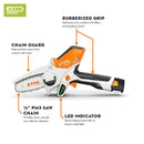 STIHL GA01 011 6911 GTA 26 10.8 Volt Garden Pruner with Lithium-Ion Battery and Charger