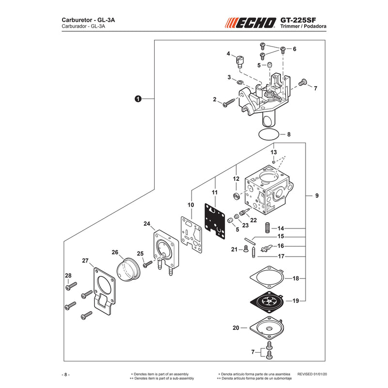 Carburetor GL 3A