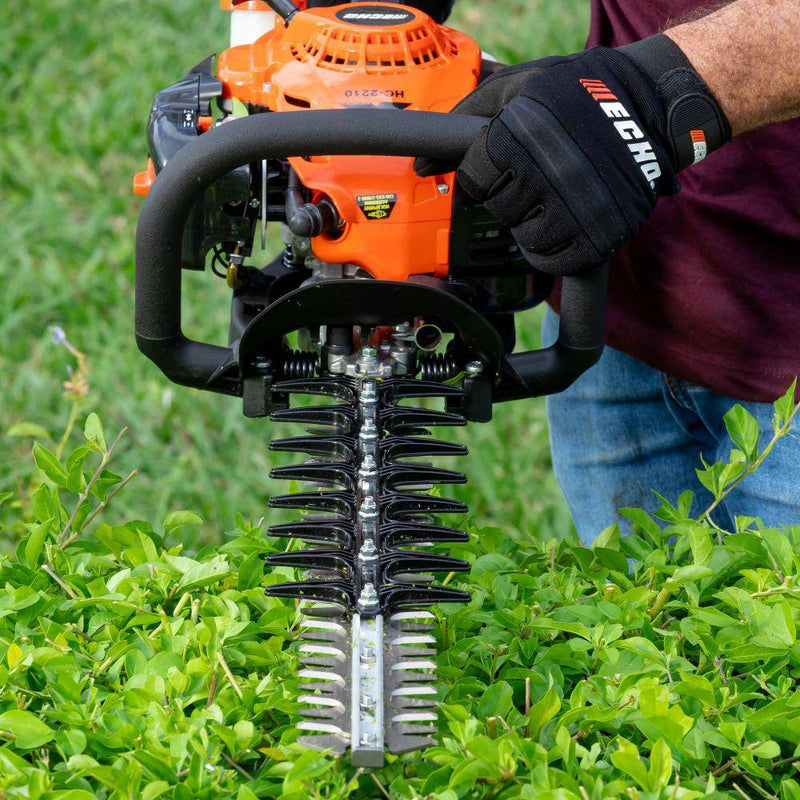 Echo HC-2210 22" Double Reciprocating Blade 21.2 cc Gas 2-Stroke X Series Pro Commercial Grade Hedge Trimmer with 3 Position Handle