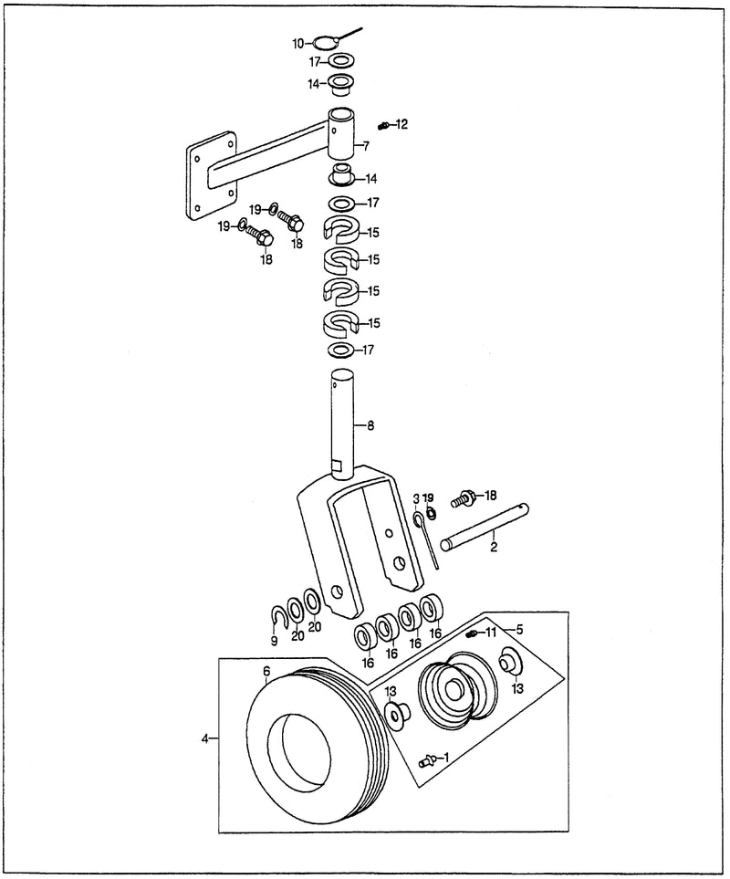 FRONT CASTER