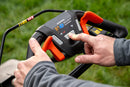 Honda HRX-BE 21" Self Propelled Variable Speed eSelect Drive Blade Stop System Lawn Mower with 12Ah Battery and Charger