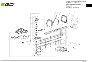 HT2410 (VERSION A) Parts Diagram