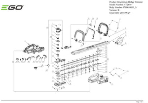 HT2410 (VERSION B) Parts Diagram